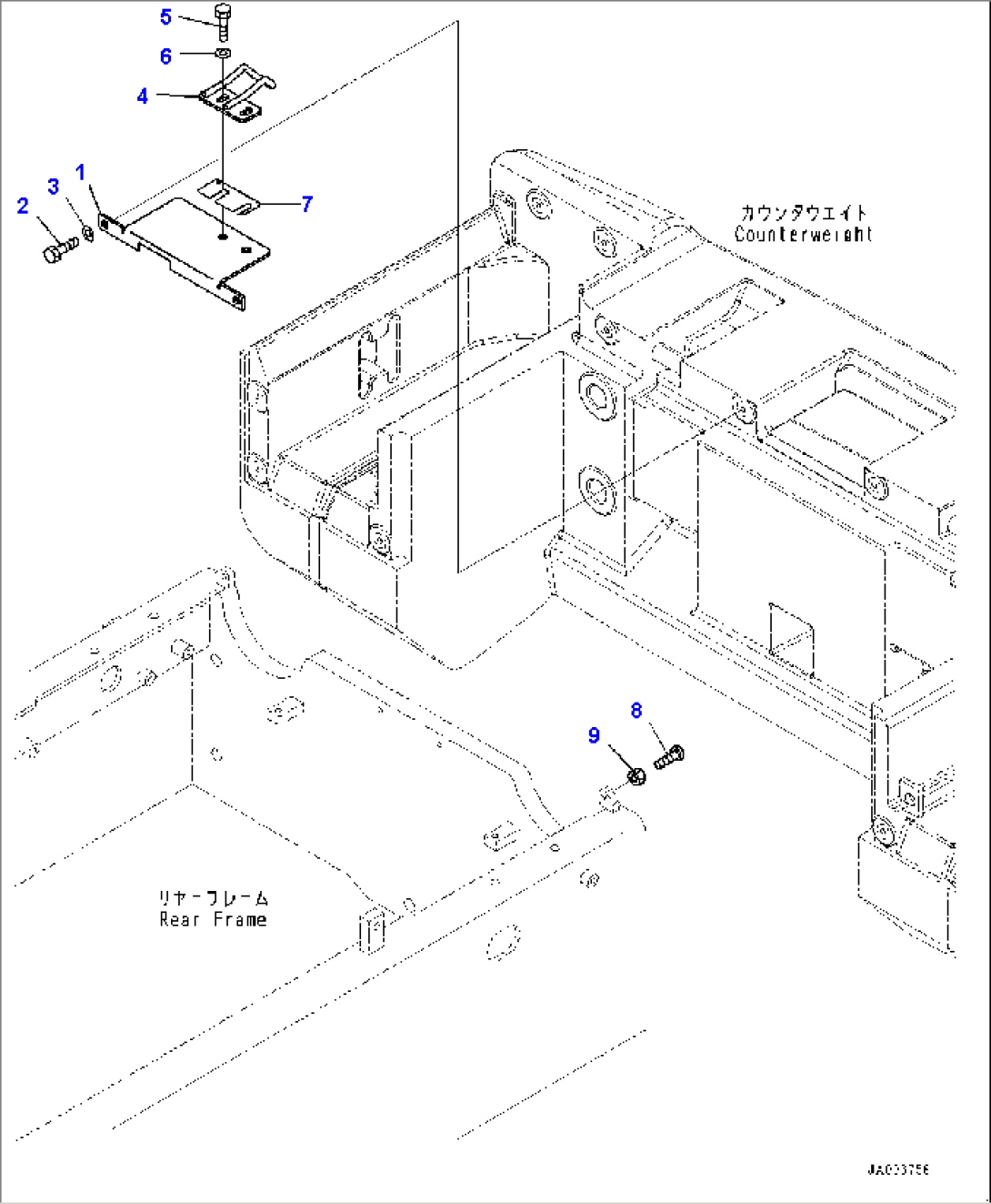 Engine Hood, Related Parts (#75750-)