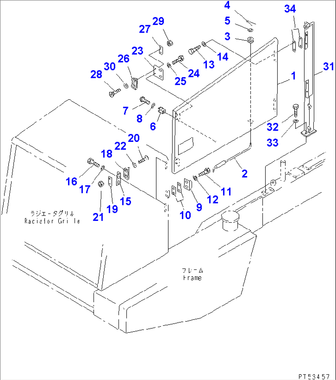 ENGINE SIDE PANEL (L.H. UPPER) (1/2)(#10001-11000)