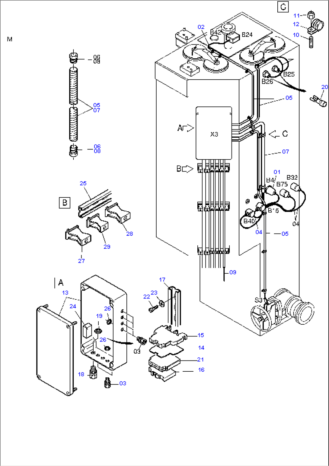 Cables - Oil Tank