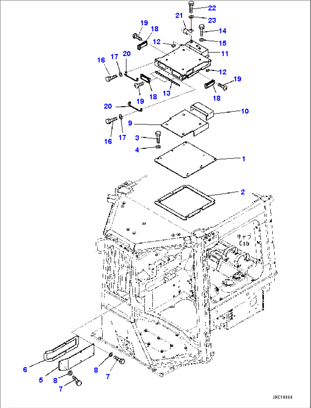 Floor Frame Cover (#22083-)