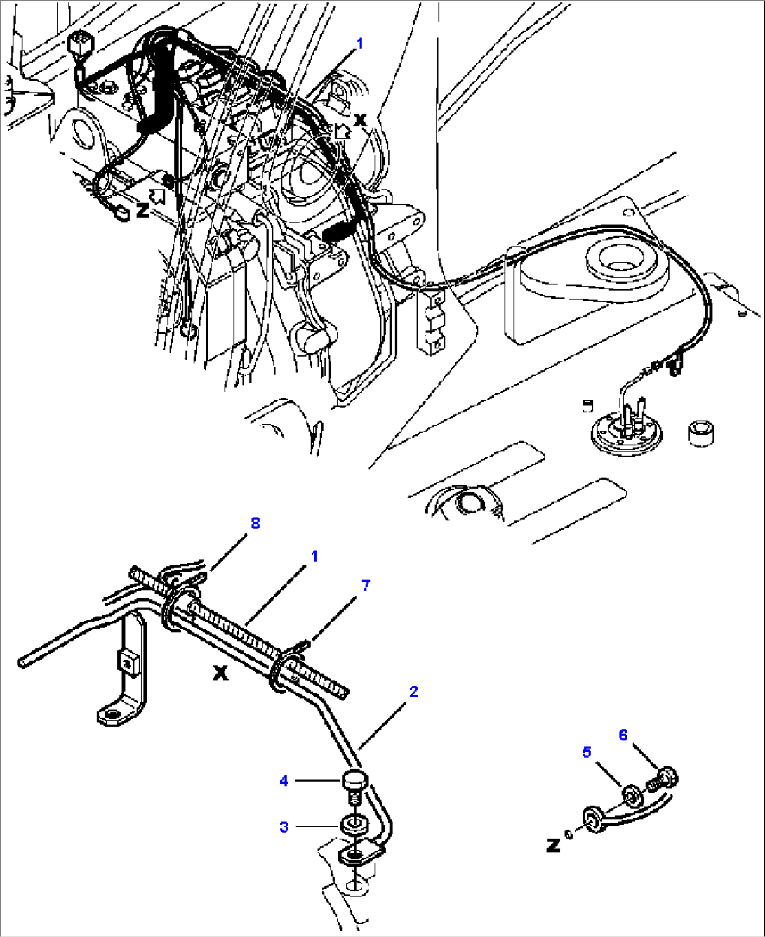 E1460-01A0 ELECTRICAL WIRING TRANSMISSION HARNESS