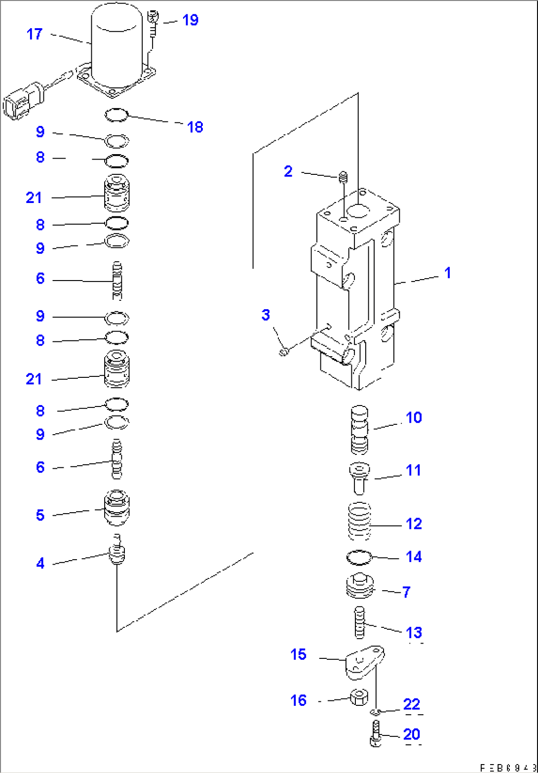 MAIN PUMP (11/18) (NO.1 PUMP)(#K32001-)