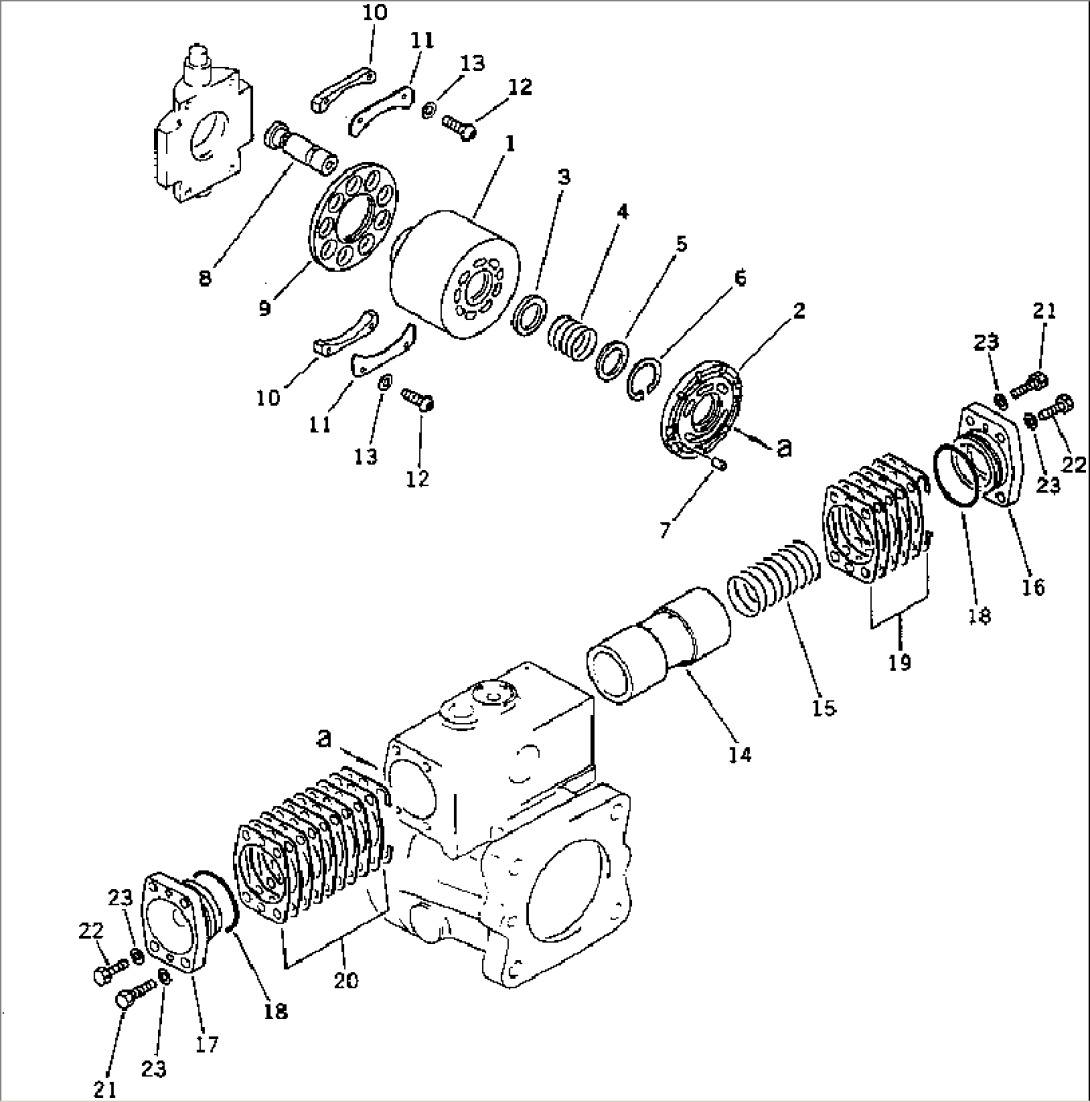 HYDRAULIC PUMP¤ REAR (2/2) (WITH OLSS)