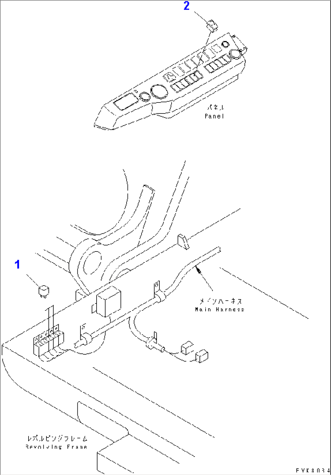 ATTACHMENT ELECTRICAL (WITH DOZER AND OUTRIGGER)