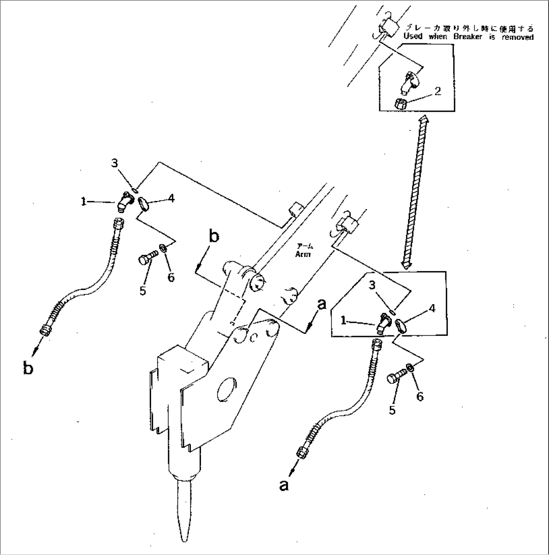 ADDITIONAL PIPING (NIPPON PNEUMATIC BREAKER) (2/2)