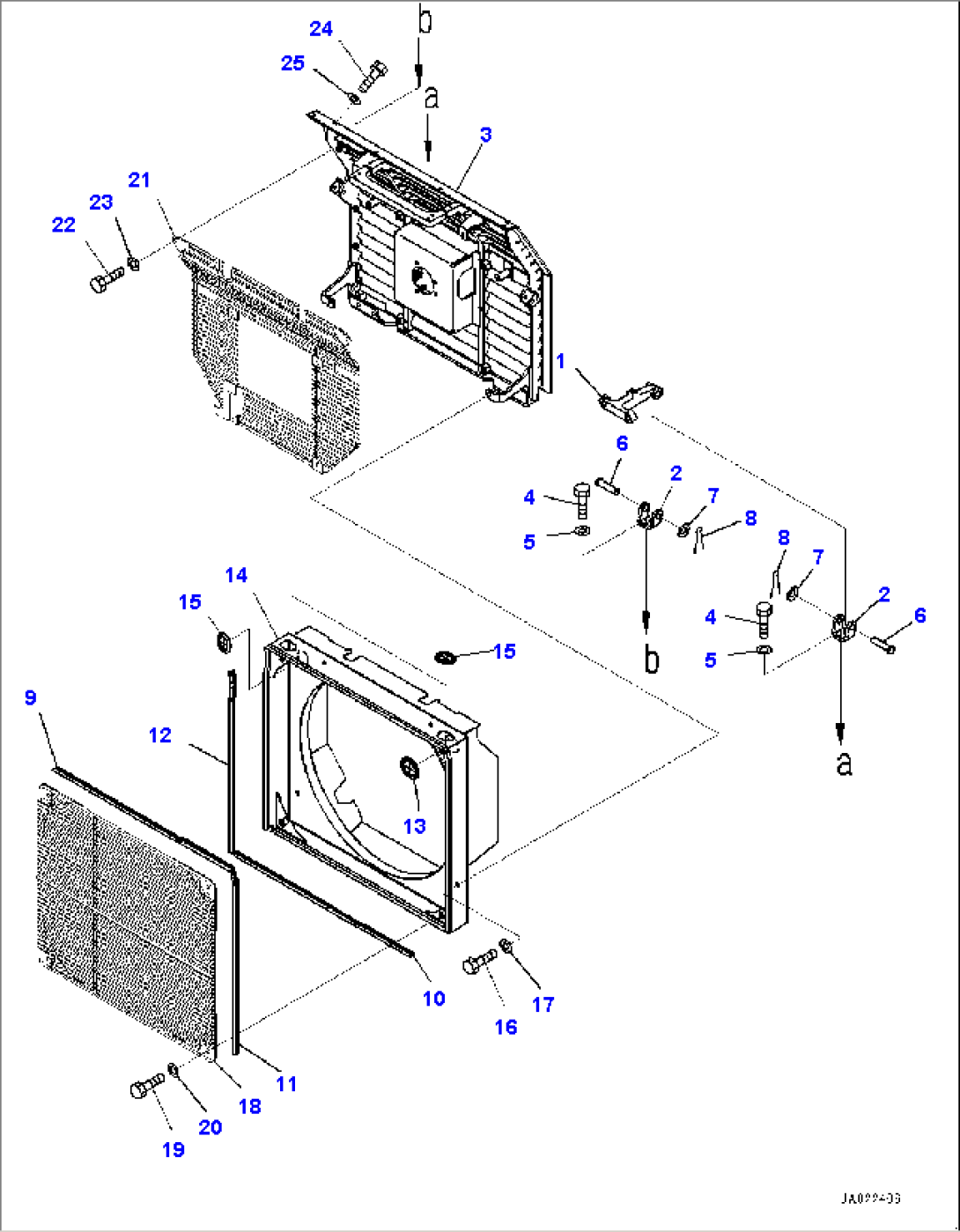 Cooling System, Radiator Mask (#95001-)