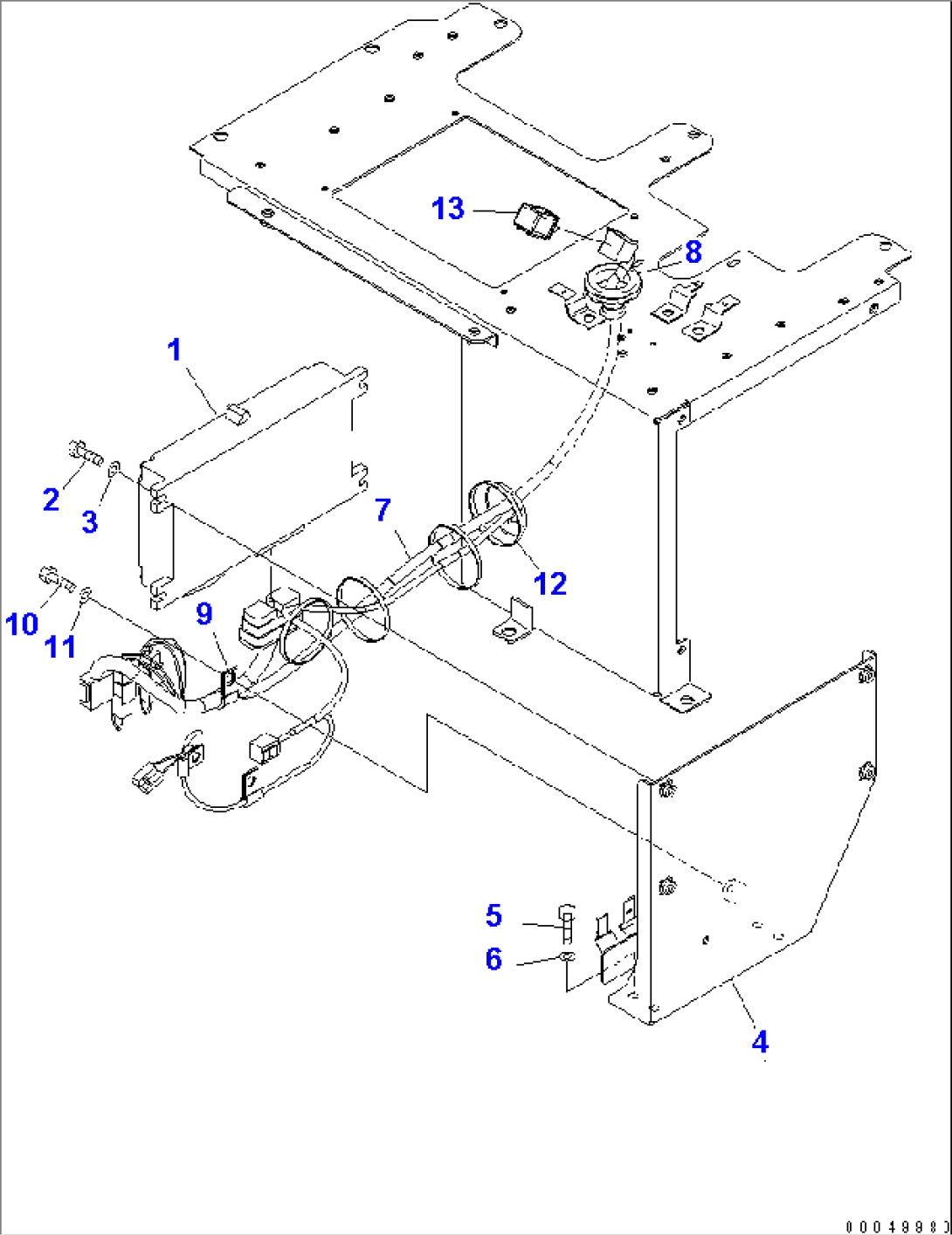 FLOOR (KOMTRAX) (FOR EXCEPT JAPAN)(#7001-)