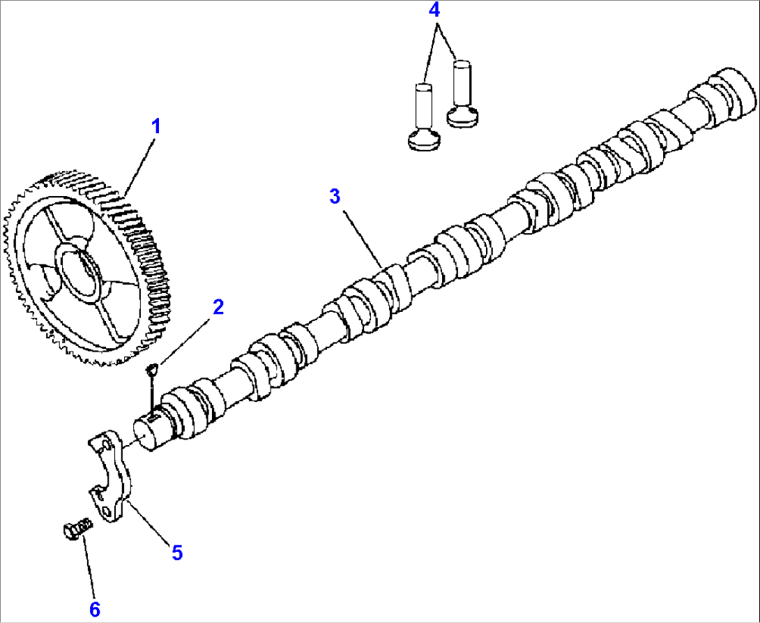 FIG. A2203-A2A4 CAMSHAFT