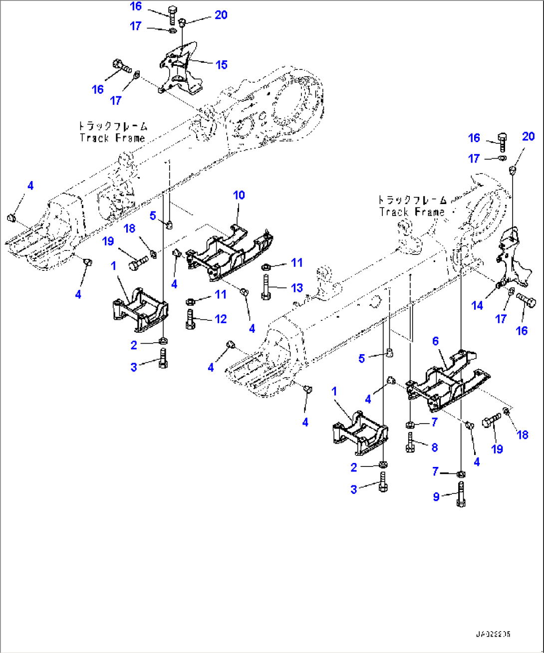 Track Roller Guard, (#31896-)