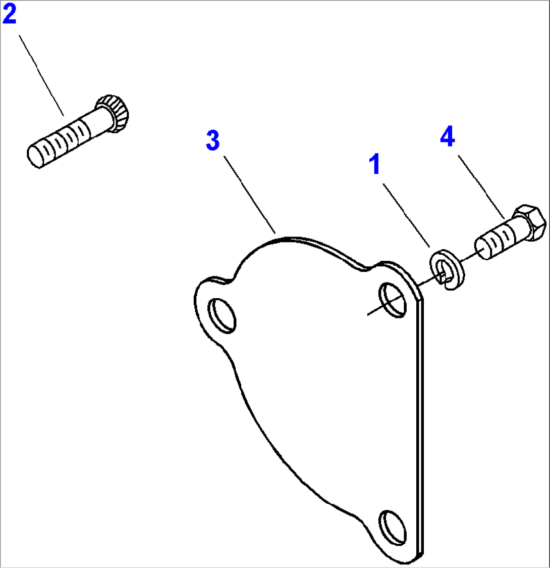 FIG. A6106-A7A2 STARTING MOTOR MOUNTING