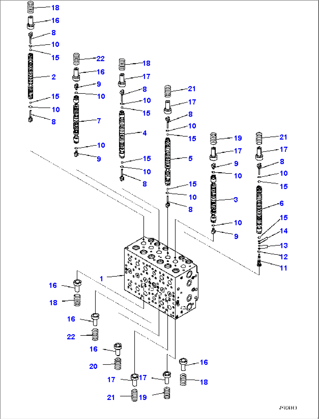Control Valve, 8-Spool (1/23) (#71313-)