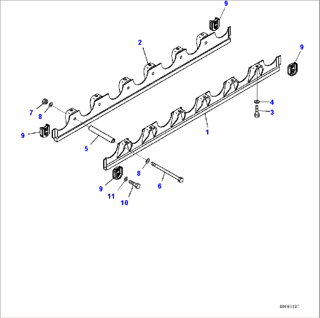 Track Frame, Track Guard (1/2) (#11609-)