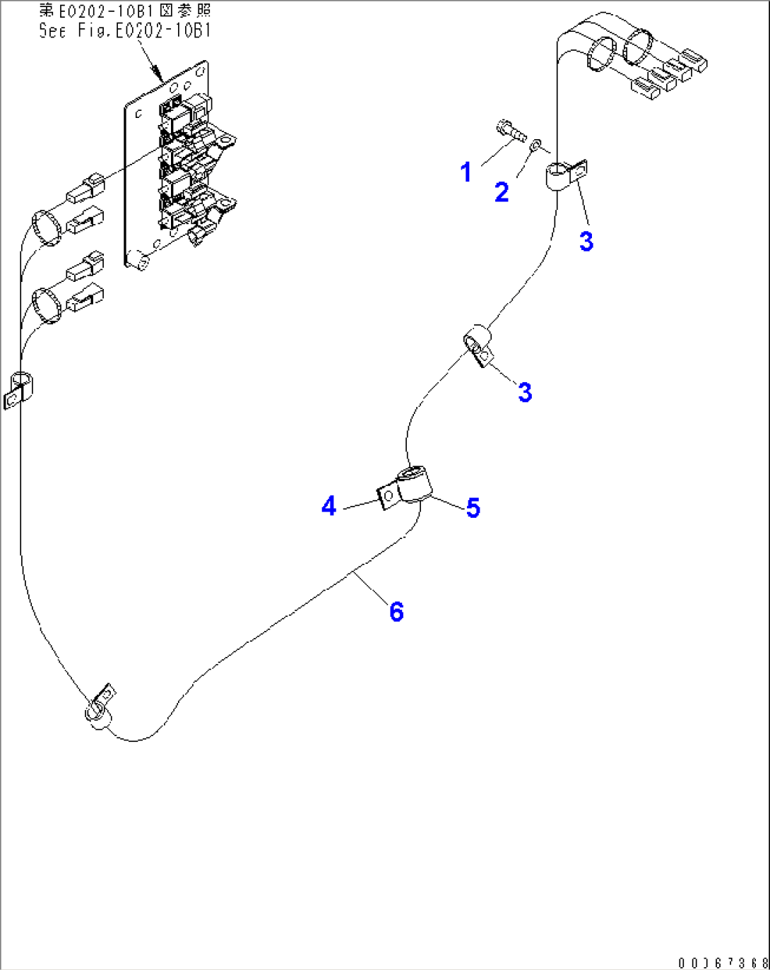 ENGINE (ENGINE HARNESS 2/2)(#60002-)