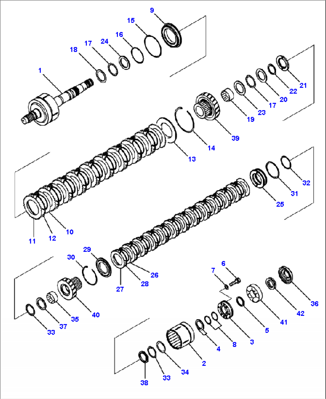 F4350-54A0 TRANSMISSION 3RD AND 4TH CLUTCH