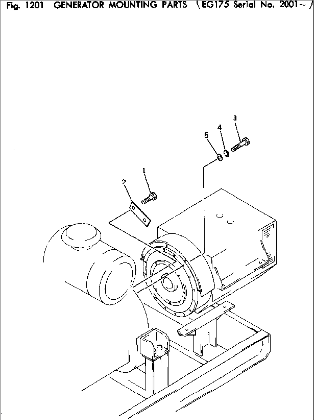GENERATOR MOUNTING PARTS