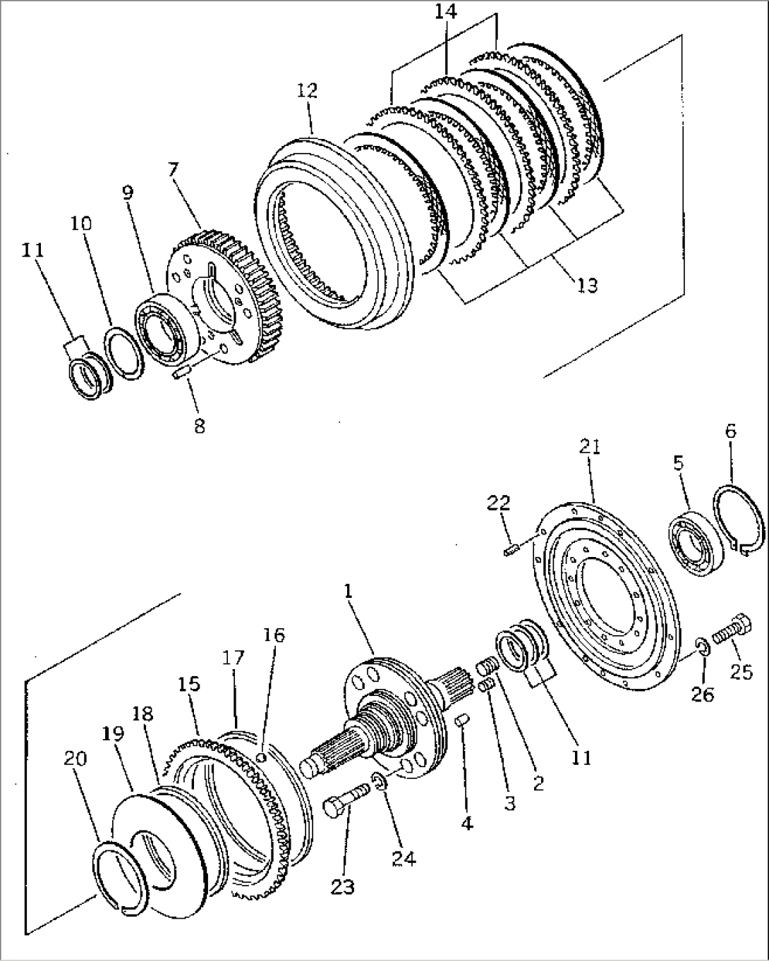 TRANSMISSION (1ST CLUTCH) (6/10)