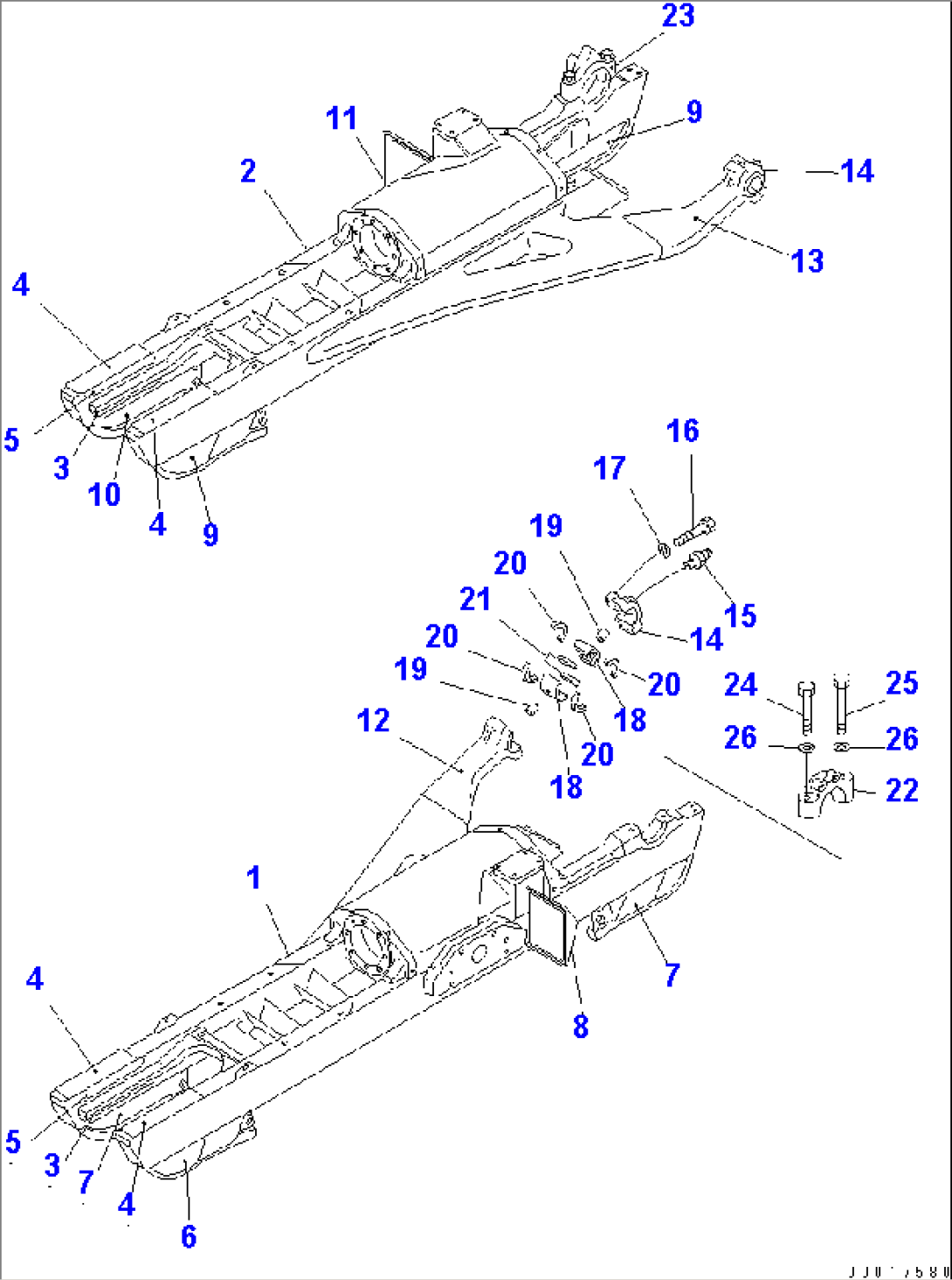 TRACK FRAME (TRIMMING)(#36441-)