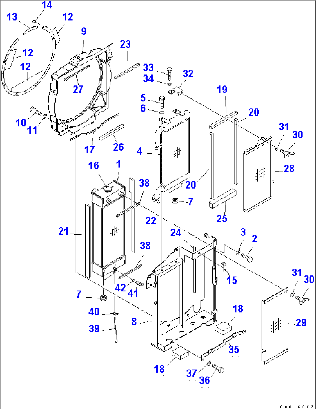 COOLING (RADIATOR AND OIL COOLER) (NET)(#6501-)