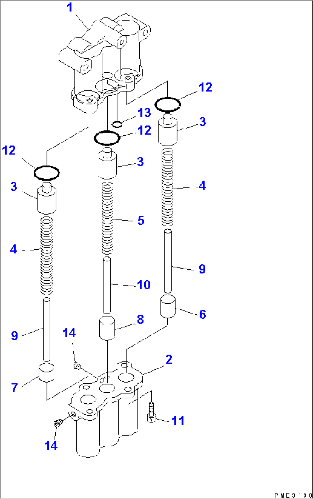 TRANSMISSION CONTROL VALVE (4/4) (SOLENOID VALVE)(#(53858)-)