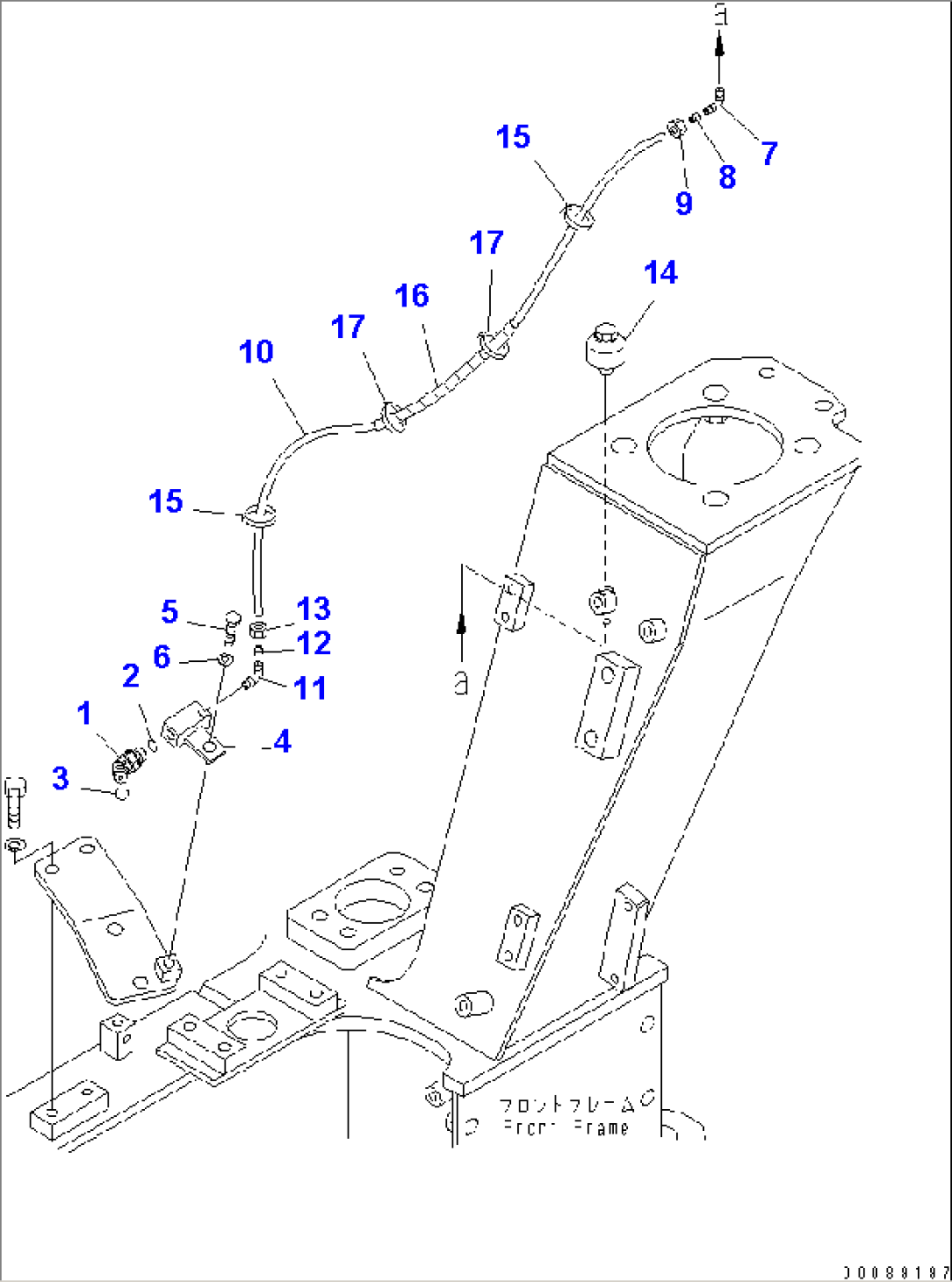 FRONT BRAKE COOLING (BREATHER) (L.H.)(#2785-)