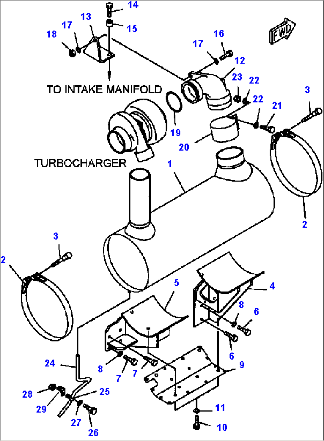FIG. A1610-A3S4 MUFFLER