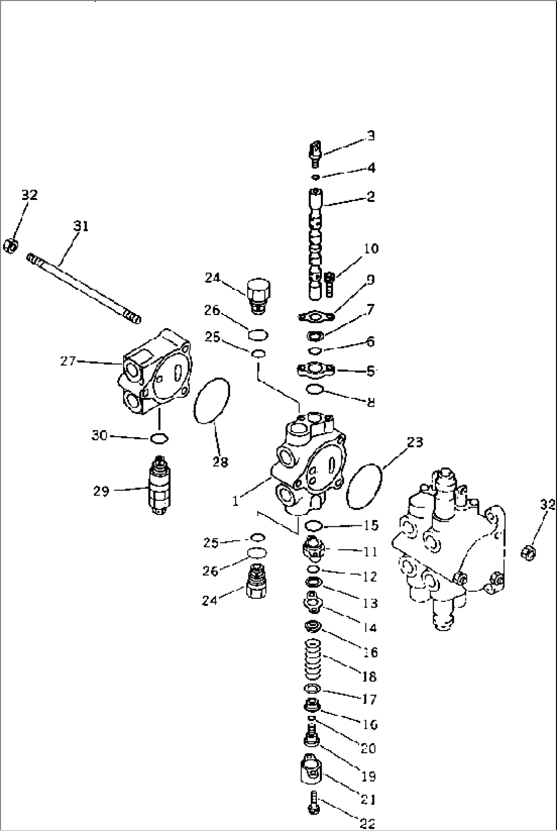 CONTROL VALVE¤ FRONT R.H. (1/2)