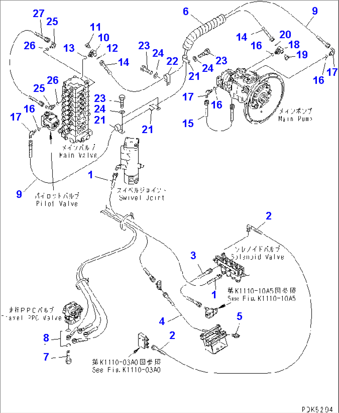 P.P.C. MAIN LINE (3/3) (MONO BOOM) (WITHOUT BLADE)