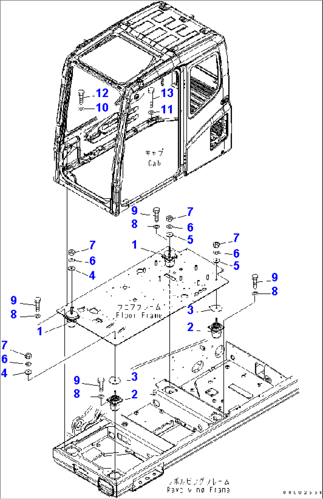 LOWER MOUNT (FLOOR FRAME)