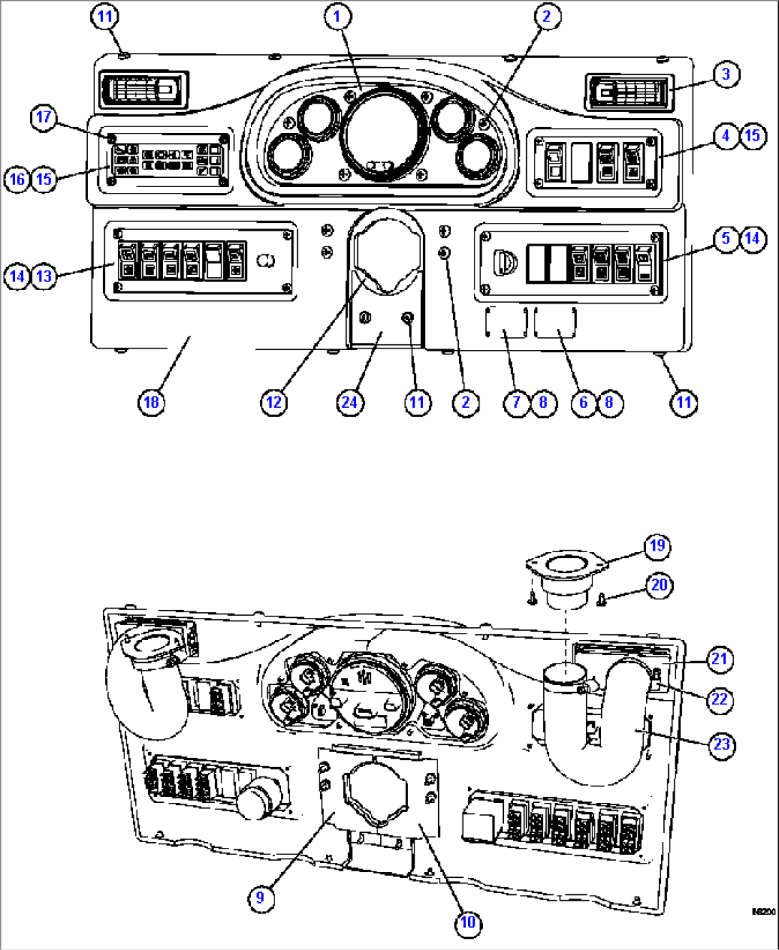INSTRUMENT PANEL ASSEMBLY XC4088