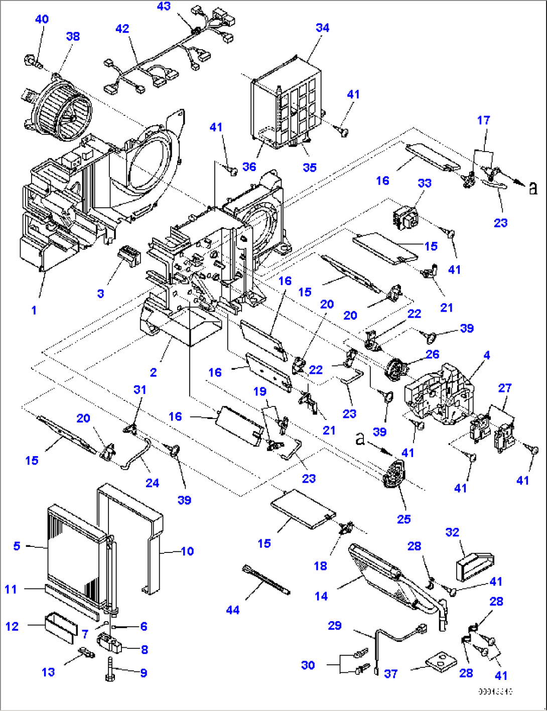 ROPS Cab, Air Conditioner Unit (#80001-)