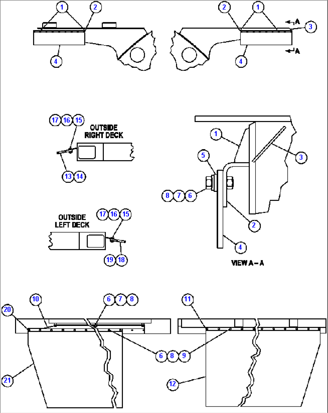 DECK MUD FLAPS INSTALLATION
