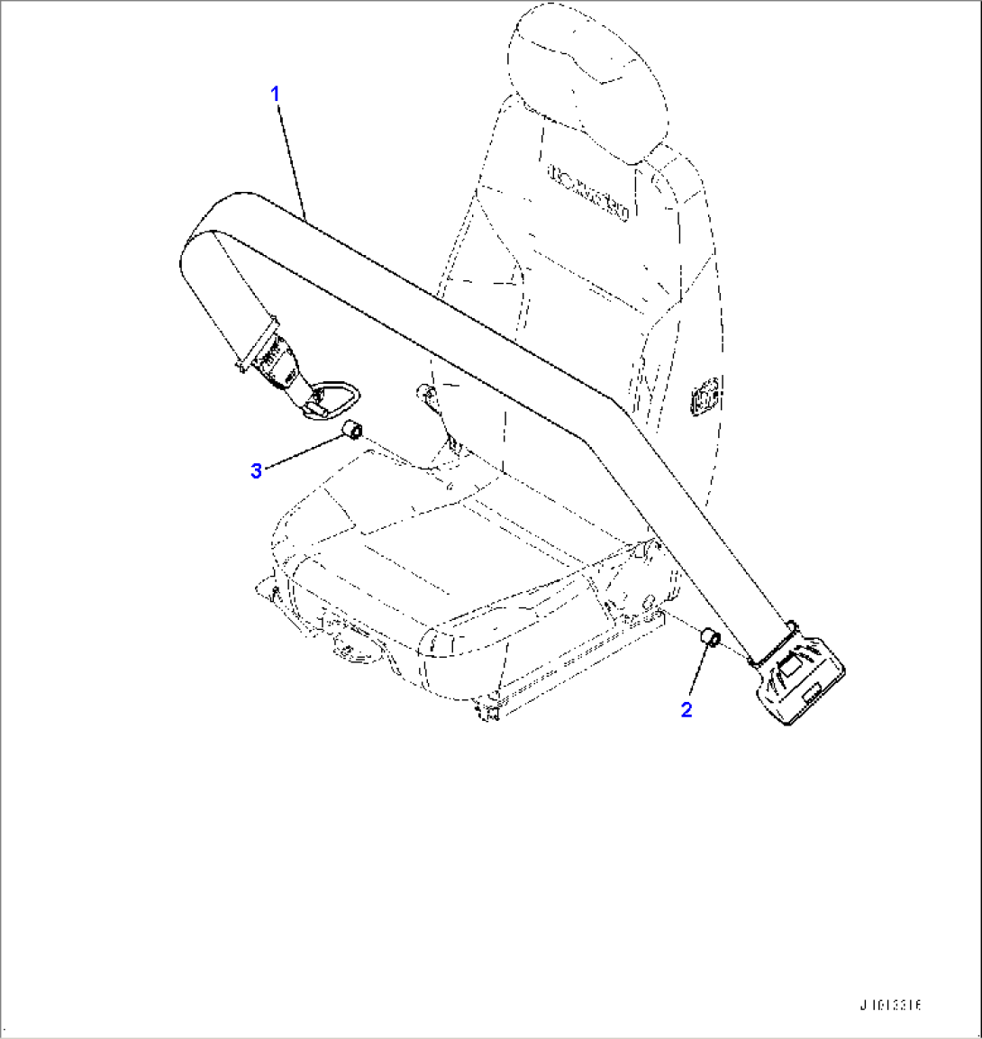Seat Belt (#35001-)