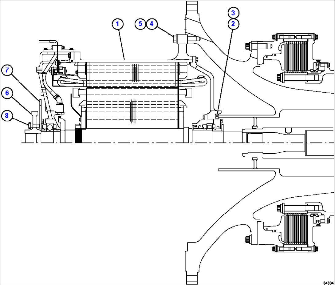 WHEEL MOTOR ASSEMBLY PC2807