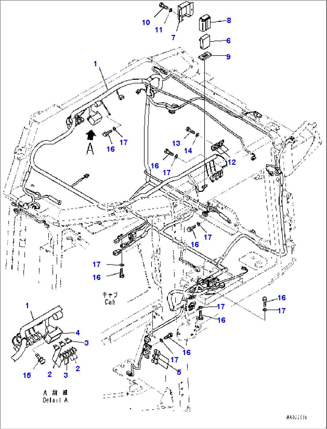 Cab, Wiring Harness (#85001-)