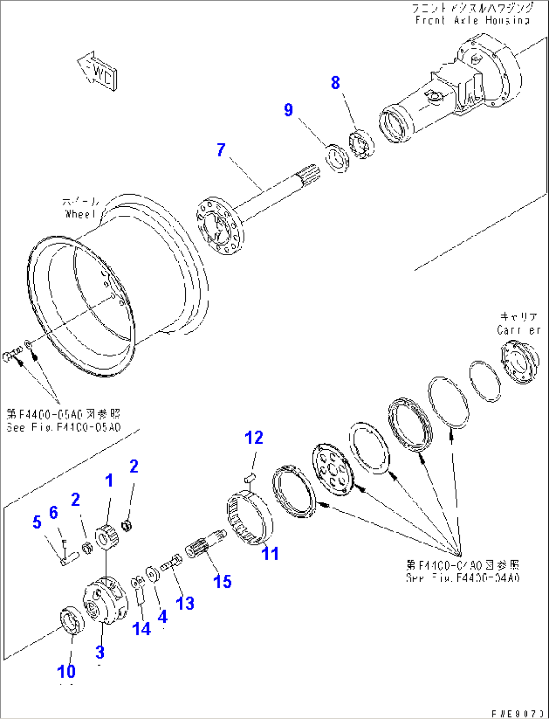 FRONT AXLE (FINAL DRIVE)