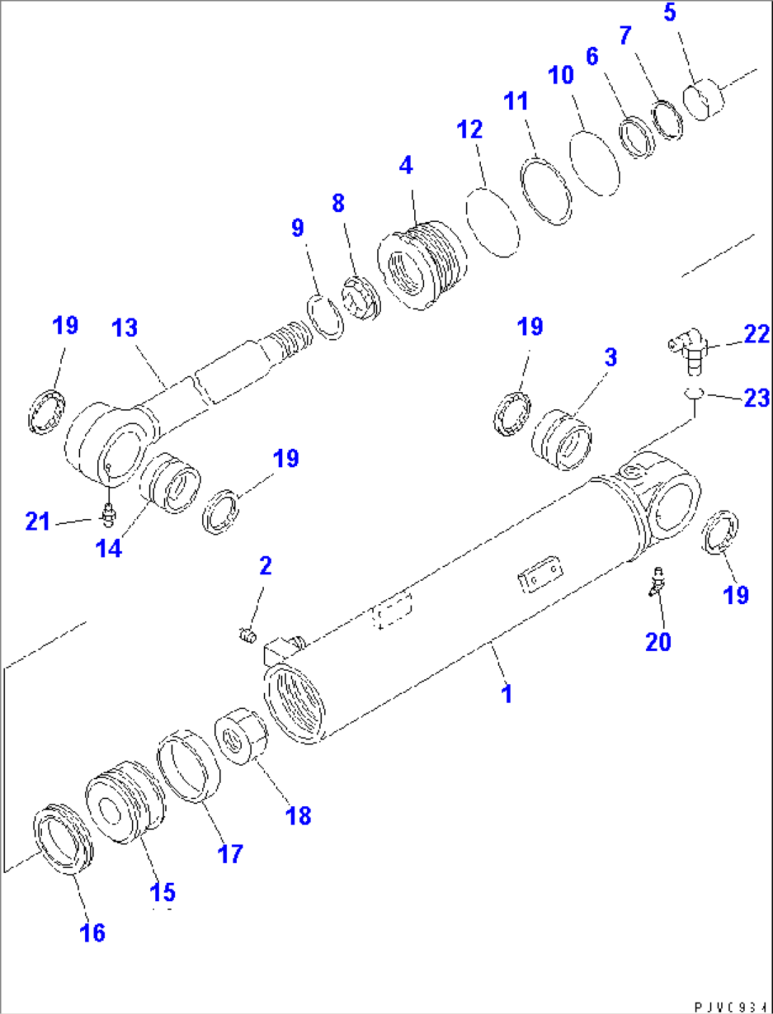 STEERING CYLINDER(#55001-)