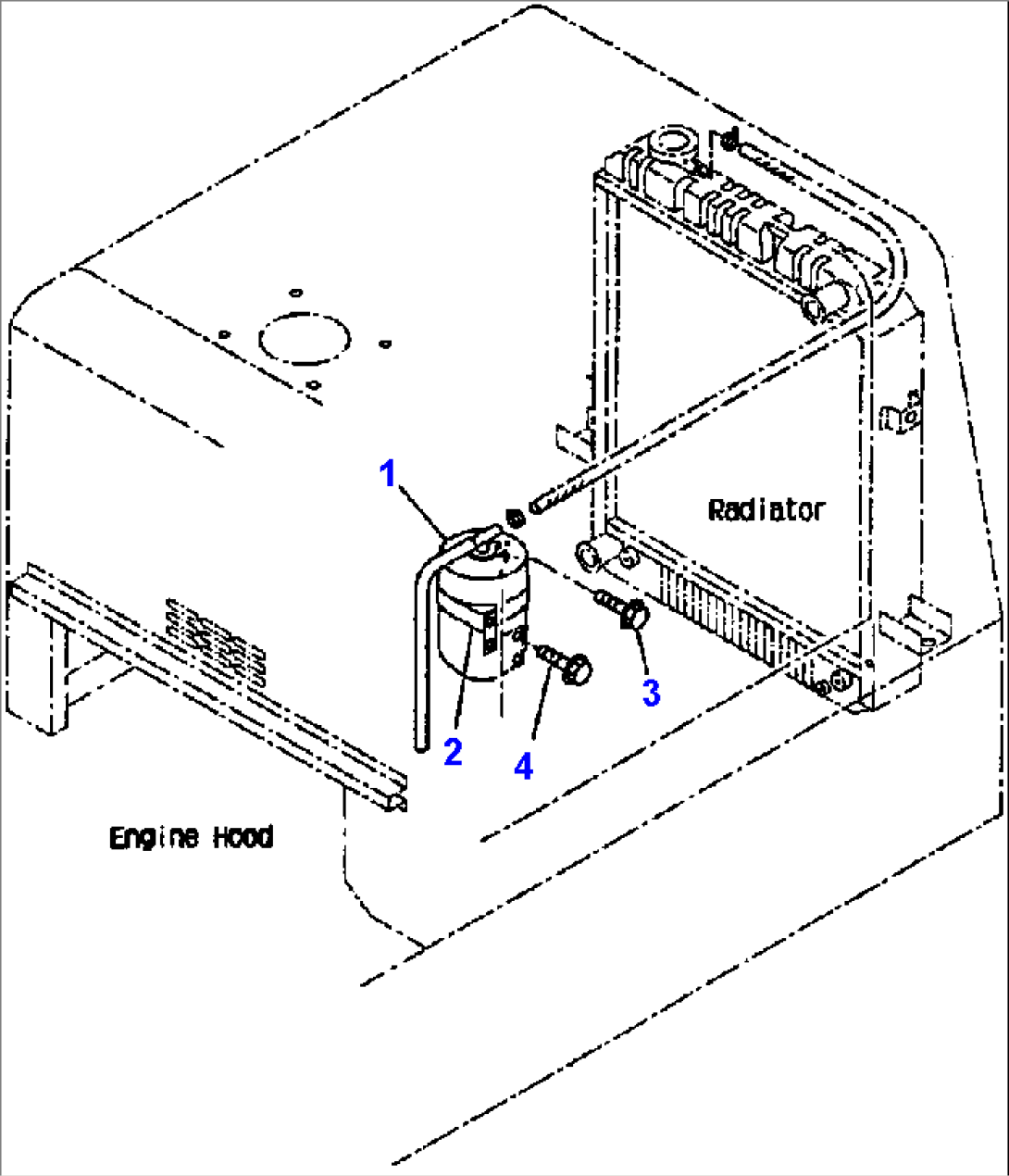 FIG NO. M4100-02A0 HOOD (RESERVE TANK)