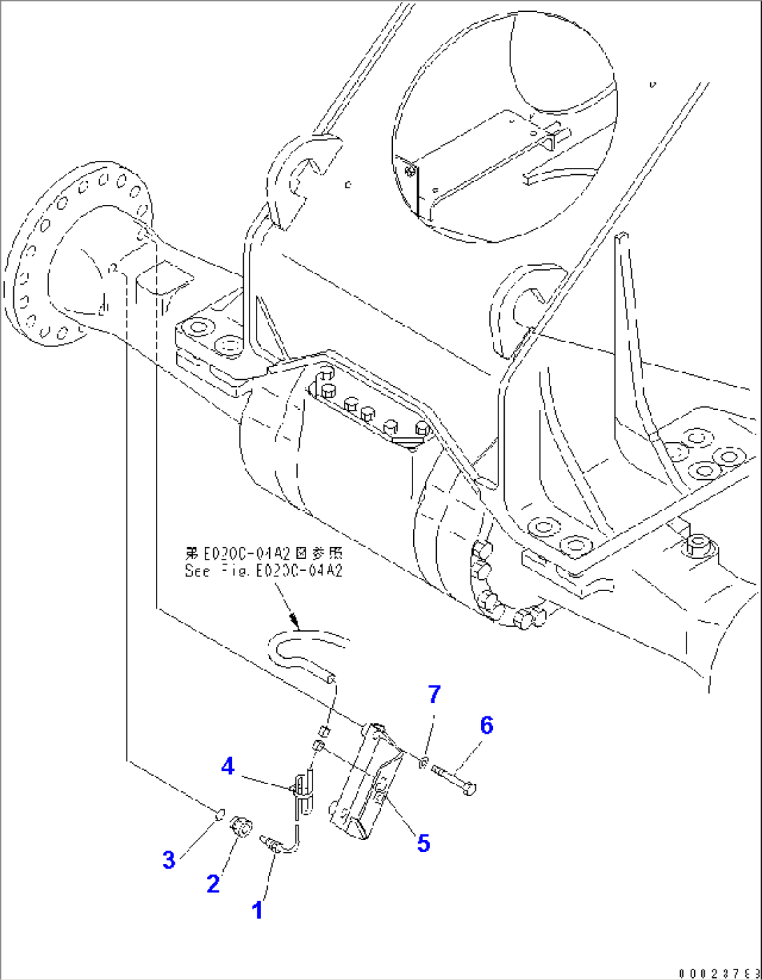 FRONT HARNESS (AXLE HARNESS) (WITH VHMS)(#51001-)