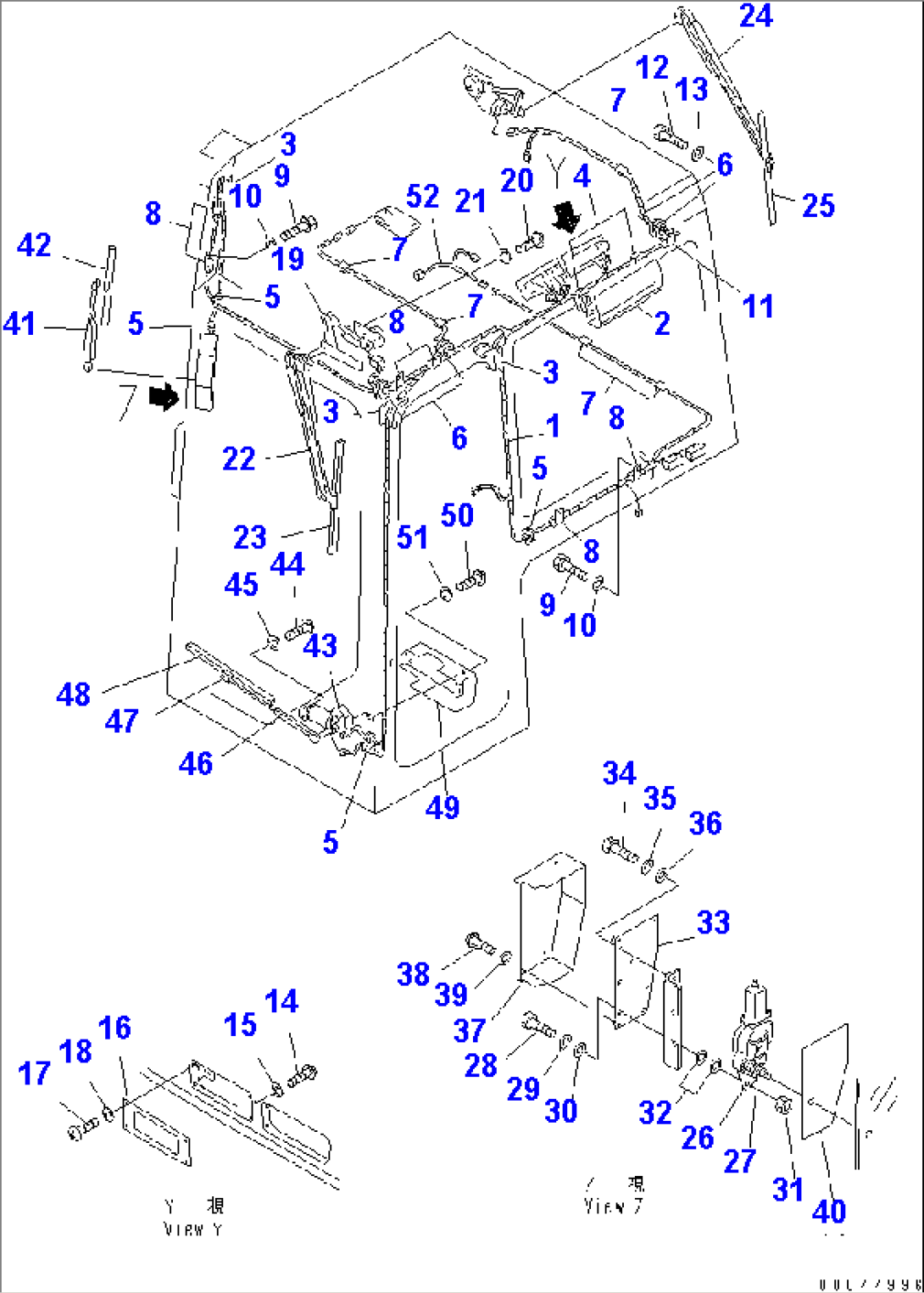 STEEL CAB (9/10) (CAB ELECTRICAL PARTS)