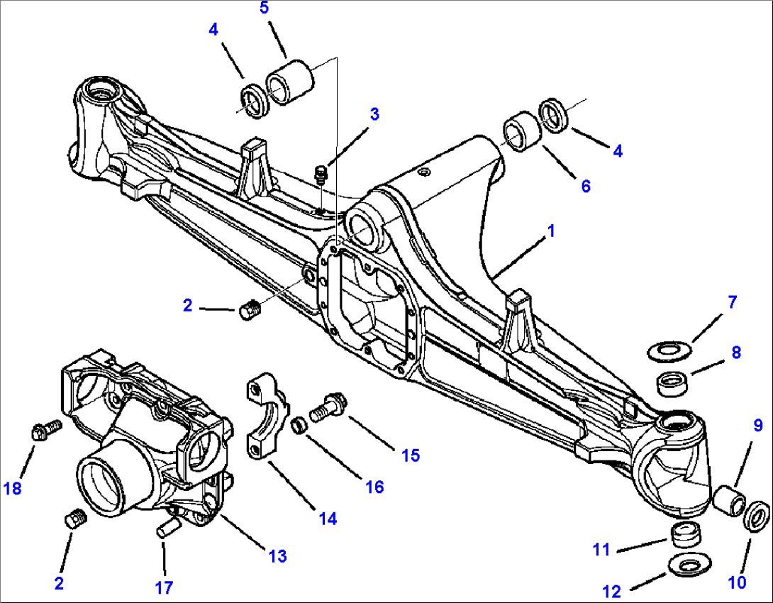 F3301-01A0 FRONT AXLE HOUSINGS