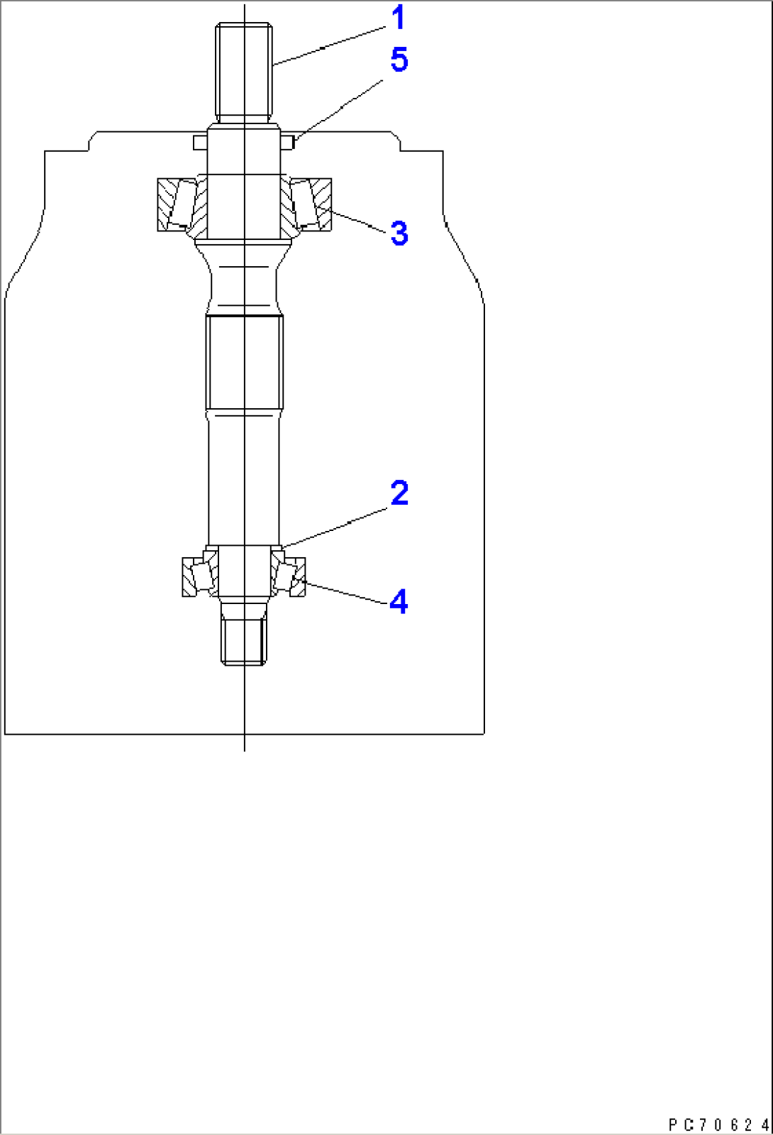 HST PUMP (2/6) (SHAFT ASS