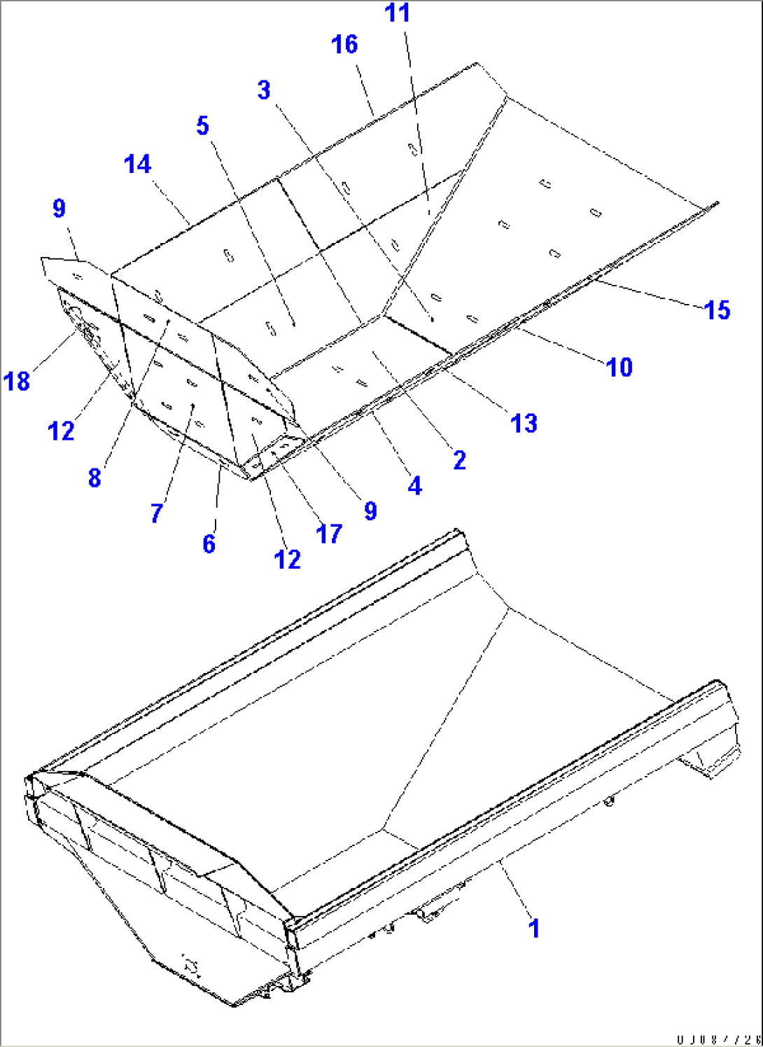 BODY (WITH LINER)(#2462-)