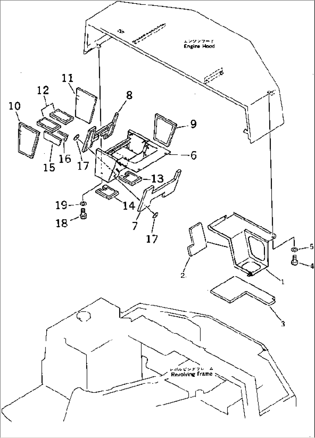 MACHINERY COMPARTMENT (2/5) (NOISE SUPPRESSION SPEC.)