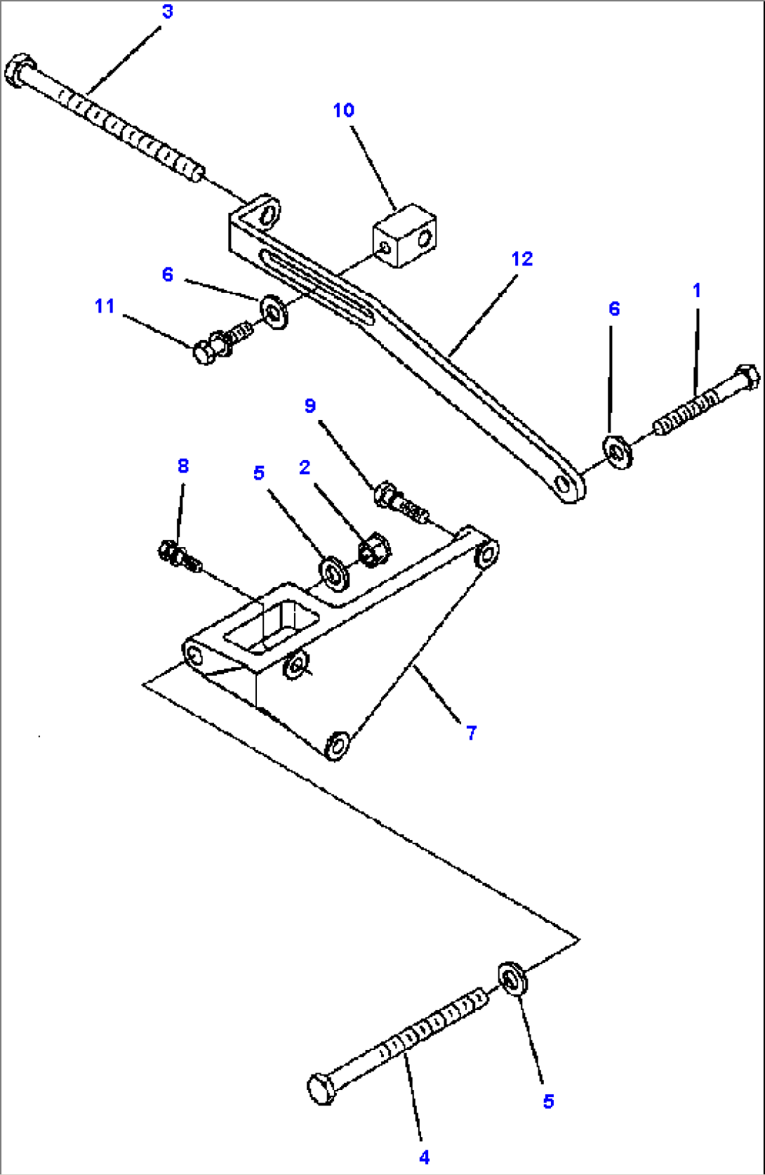 A6103-A5A2 ALTERNATOR MOUNTING