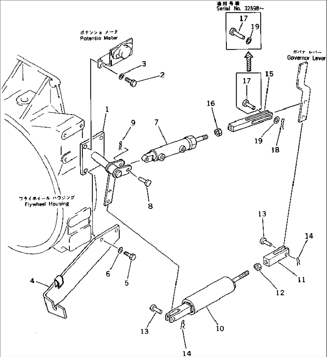 AUTO DECELERATION CYLINDER PIPING (1/2) (WITH AUTO DECELERATION)(#21708-)