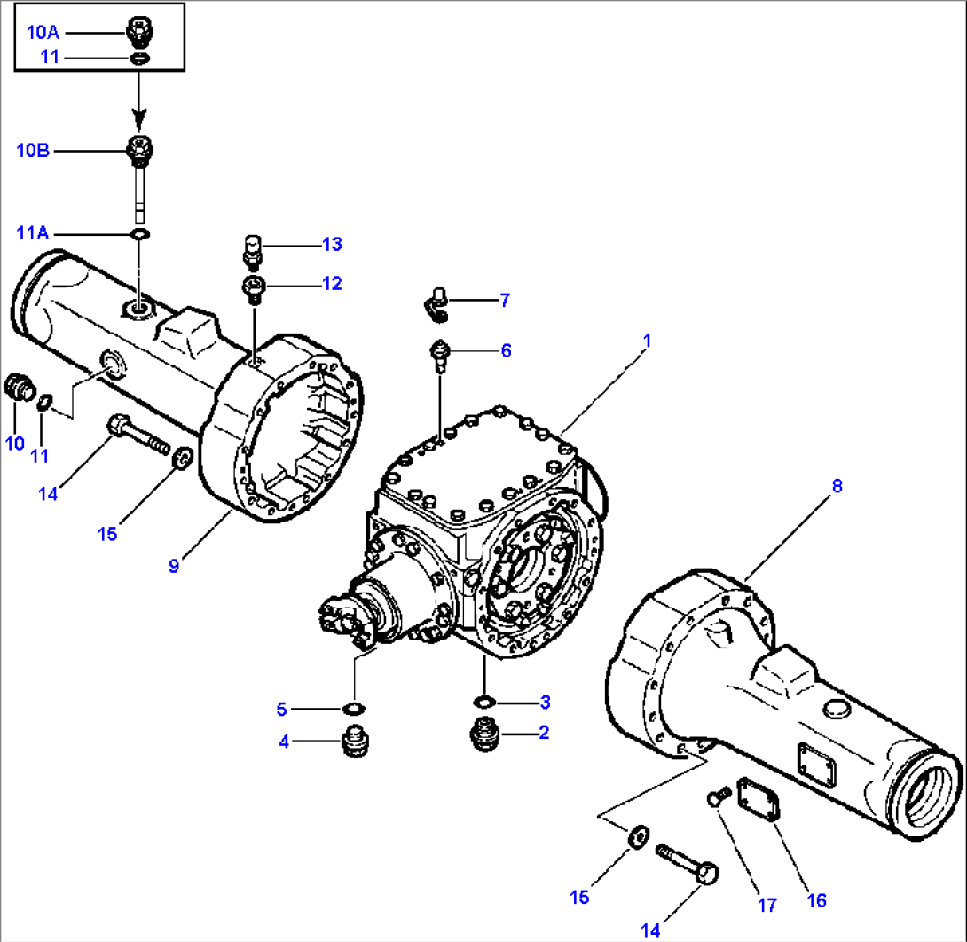 AXLE ASSEMBLY REAR