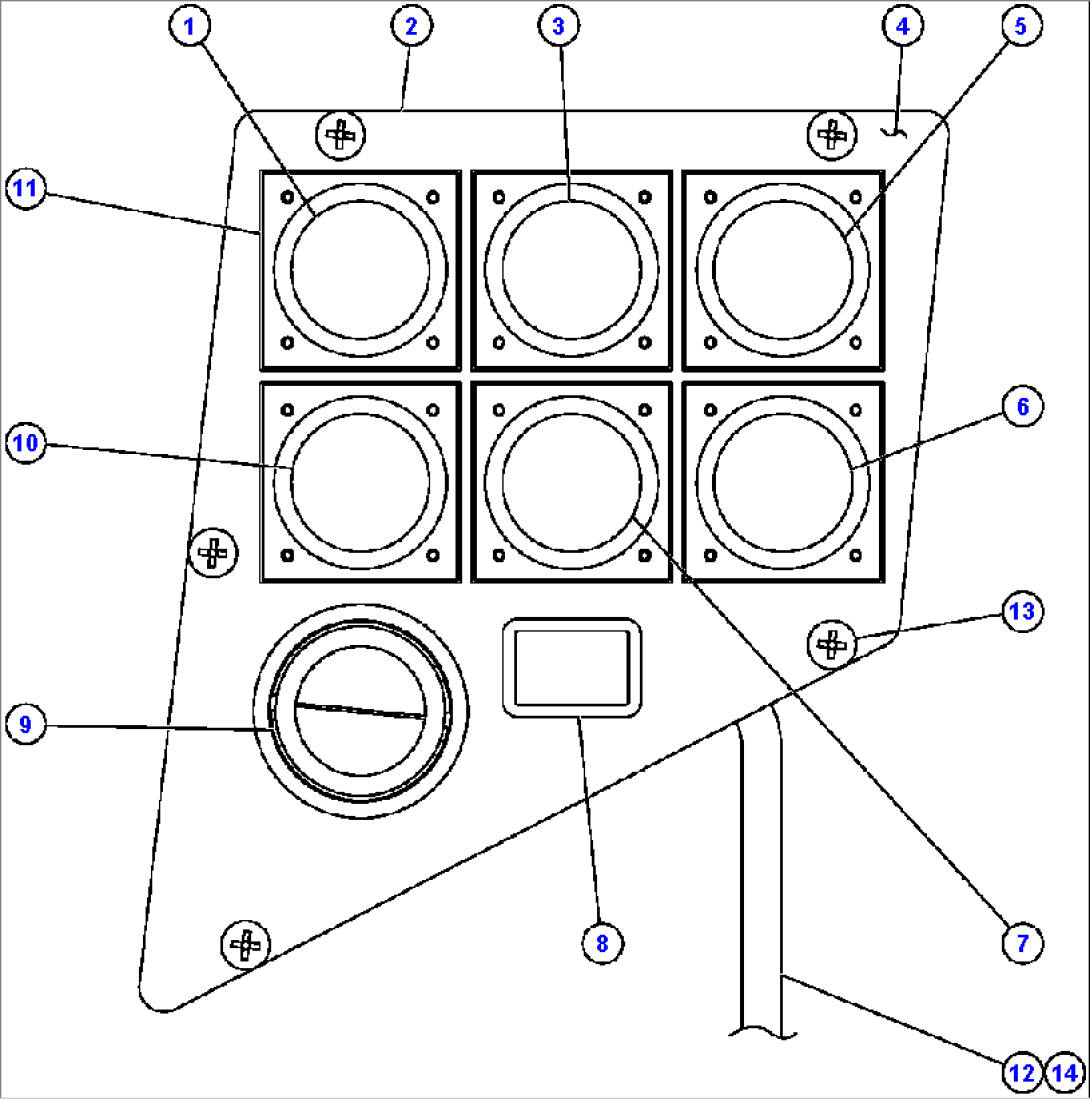 UPPER L.H. DASH MODULE