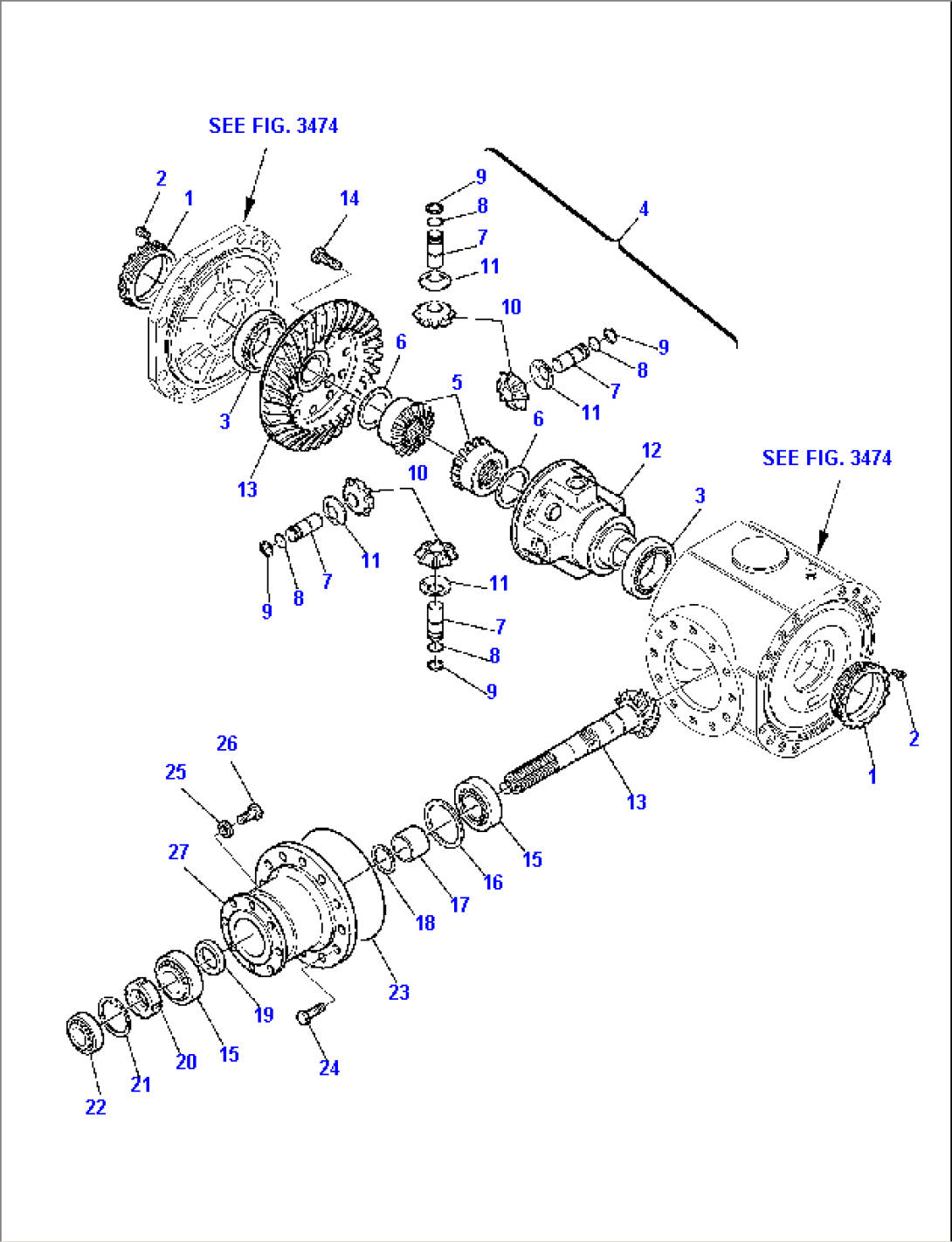 REAR AXLE (2WS) (4/6)