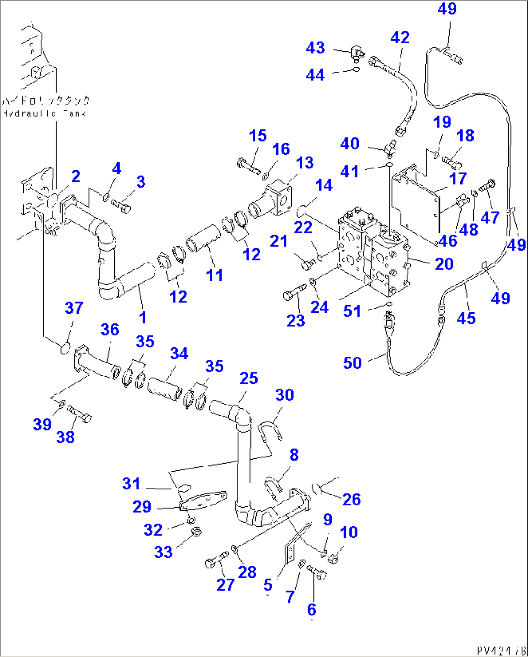 EMERGENCY STEERING PIPING (1/3)