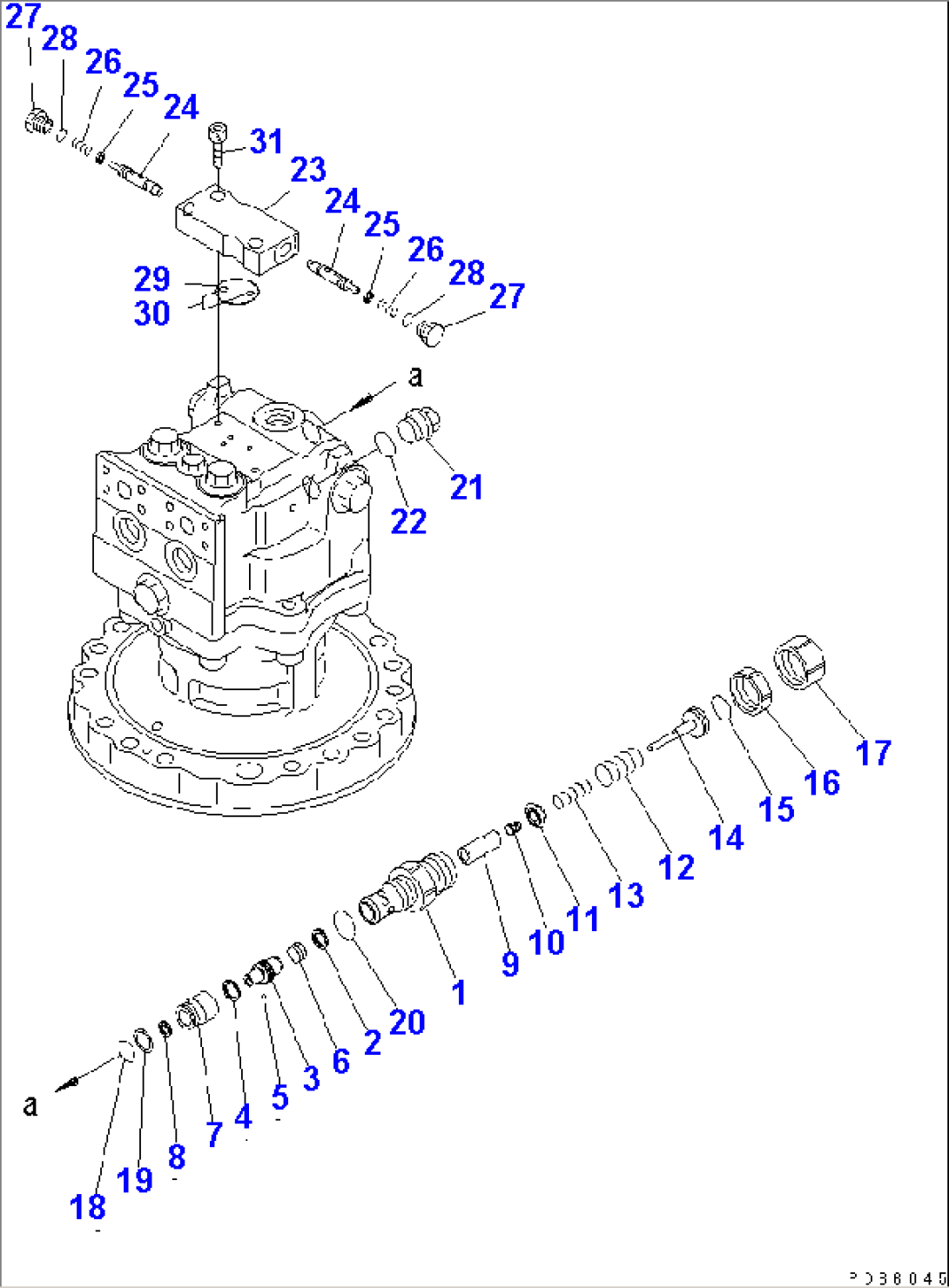SWING MOTOR (3/3)(#10022-10573)